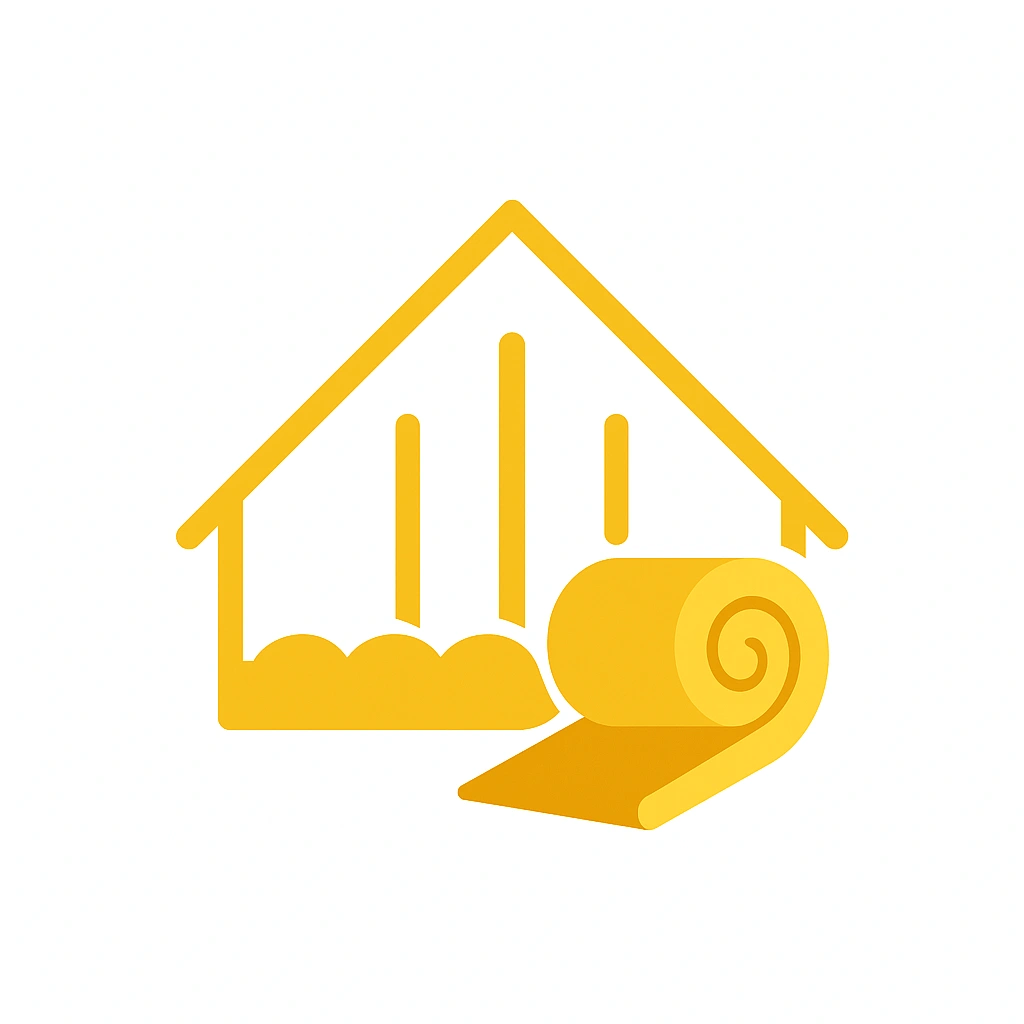 Illustration of a warm, energy-efficient home