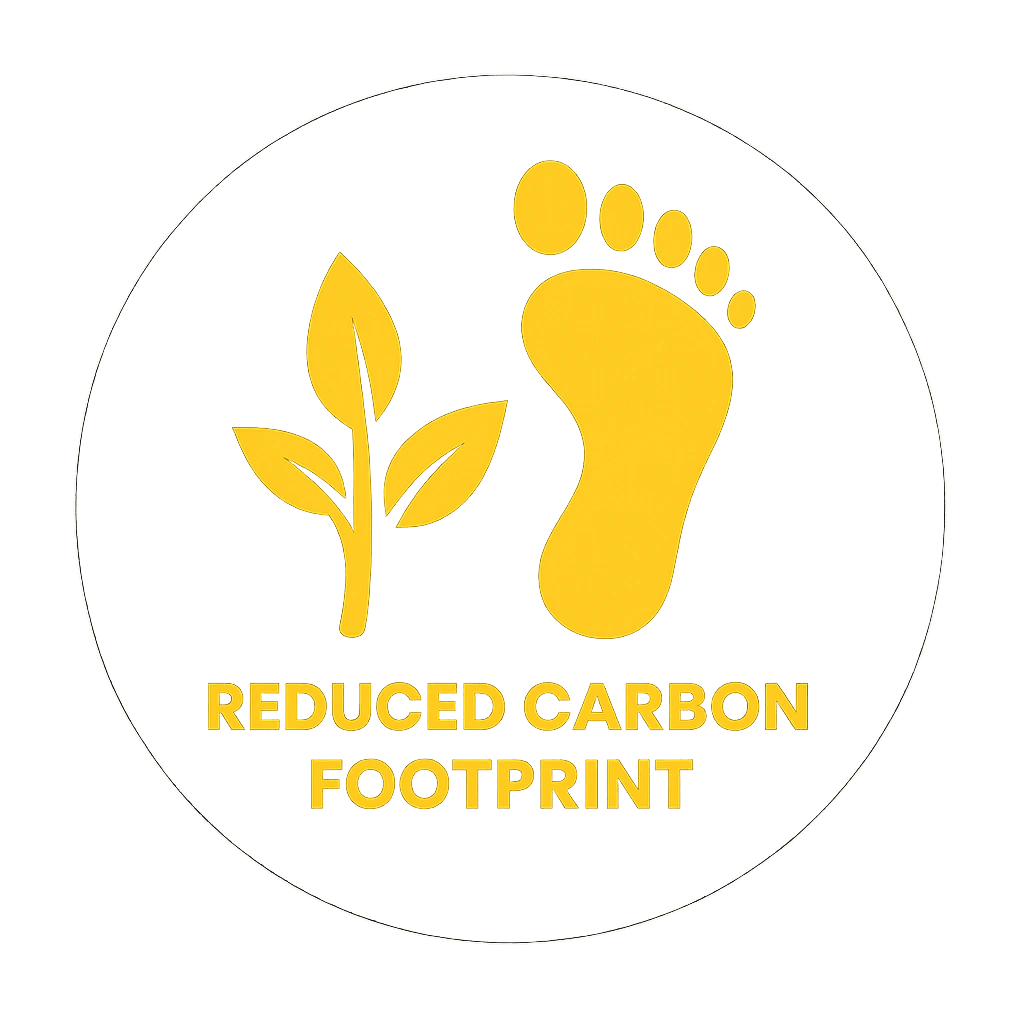 Icon symbolizing reduced carbon footprint through energy-efficient home insulation and sustainable living practices